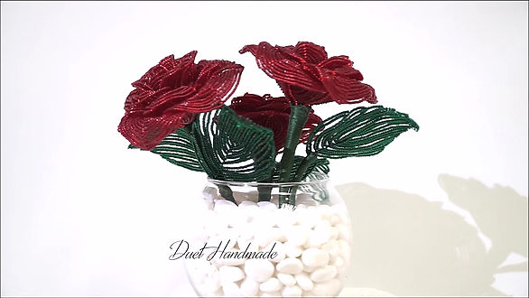 FRENCH BEADED ROSE PLANT